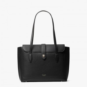 Black Kate Spade Essential Large Work Tote Bags | 904-GTFROJ