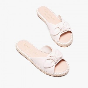 Black Kate Spade Saltie Shore Slides | 612-RDQPGW