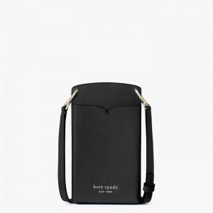 Black Kate Spade Spencer Slim Crossbody Bags | 589-MOZNLV