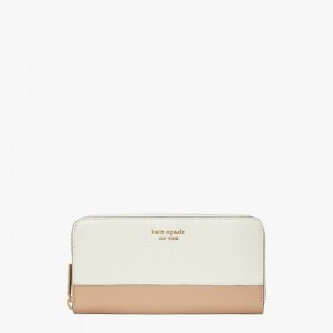 Black Kate Spade Spencer Zip-Around Continental Wallets | 418-VIFZXH