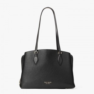 Black Kate Spade Zeezee Large Work Tote Bags | 124-YMENRO