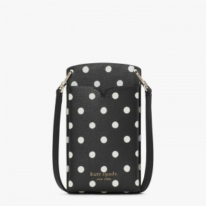 Black Multicolor Kate Spade Spencer Sunshine Dot Slim Crossbody Bags | 270-MPFRTS