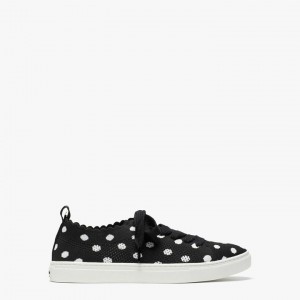 Black / White Kate Spade Abbie Sneakers | 975-APNVXS