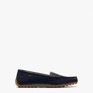 Blue Kate Spade Deck Patent Moccasins | 193-UZOWER