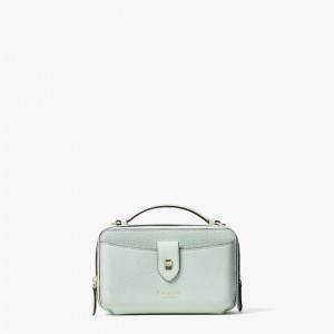 Blue Kate Spade Essential Double-Zip Crossbody Bags | 208-MJEAGU