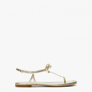 Gold Kate Spade Piazza Sandals | 142-RLSDTJ