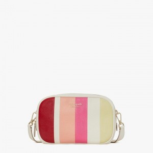 Multicolor Kate Spade Astrid Stripe Medium Crossbody Bags | 621-NQZKBY