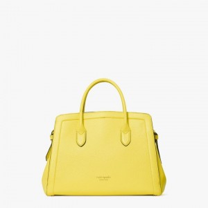 Yellow Kate Spade Knott Large Satchel Bags | 173-KRYCMX