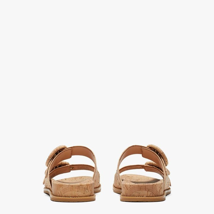 Beige Kate Spade Rhodes Slides | 682-EYTBFX