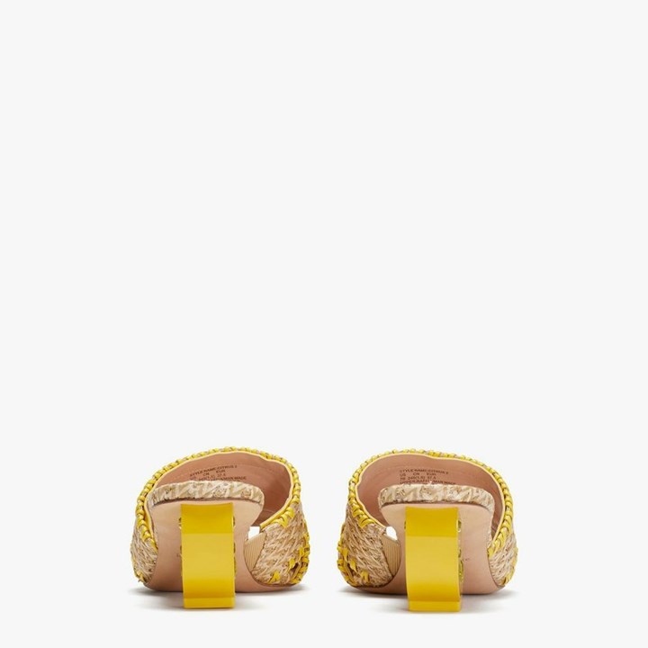 Beige / Light Kate Spade Citrus Slides | 810-EPULNK