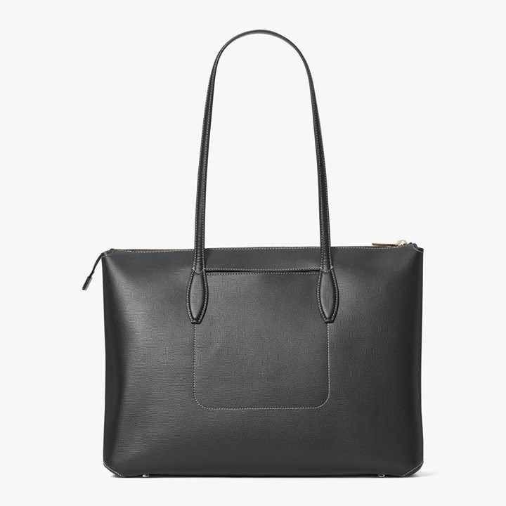 Black Kate Spade All Day Large Zip-Top Tote Bags | 659-XCQPNW