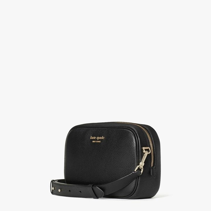 Black Kate Spade Astrid Medium Crossbody Bags | 201-NRGTDX