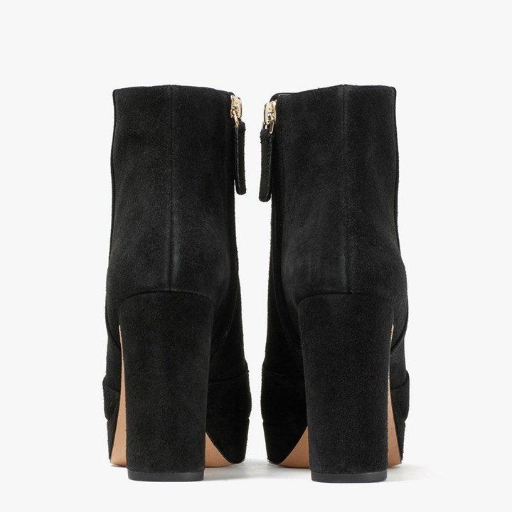 Black Kate Spade Barrett Ankle Boots | 950-FHLSQY