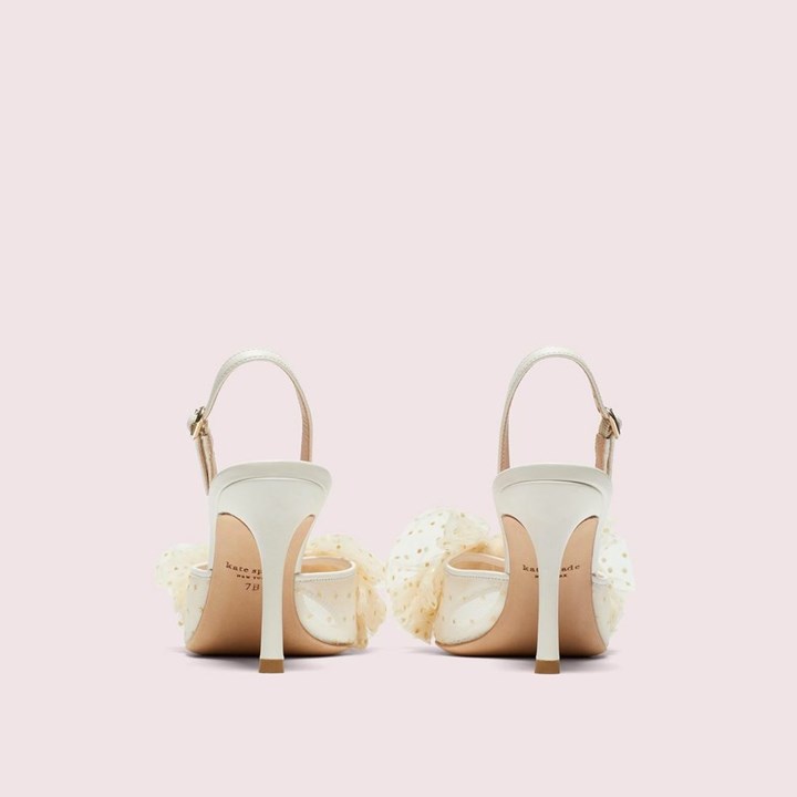 Black Kate Spade Bridal Sparkle Sandals | 761-XRFQOU