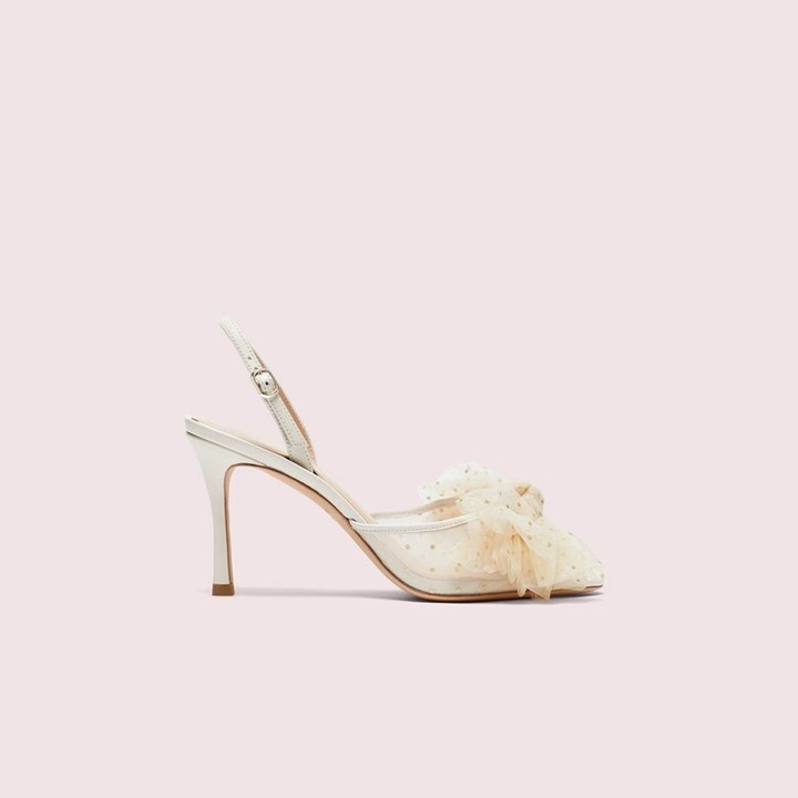 Black Kate Spade Bridal Sparkle Sandals | 761-XRFQOU