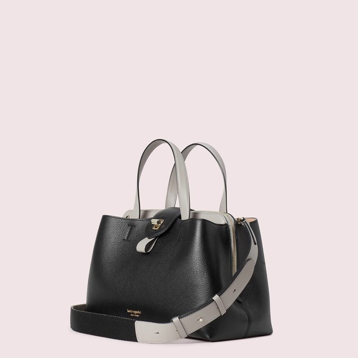 Black Kate Spade Essential Large Satchel Bags | 657-HAGSFT