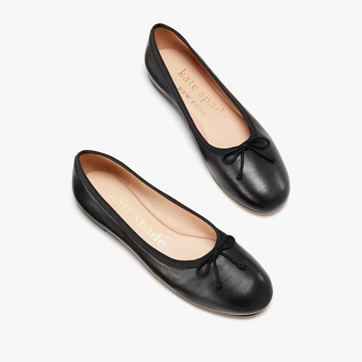 Black Kate Spade Honey Ballerina | 945-RVHKIP