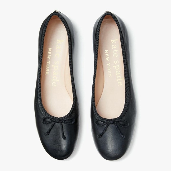 Black Kate Spade Honey Ballerina | 945-RVHKIP