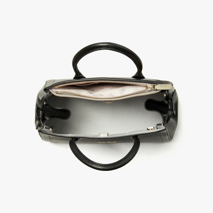 Black Kate Spade Knott Medium Satchel Bags | 617-RAHCYE