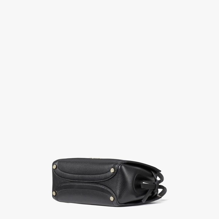 Black Kate Spade Knott Mini Satchel Bags | 834-IZGLRF