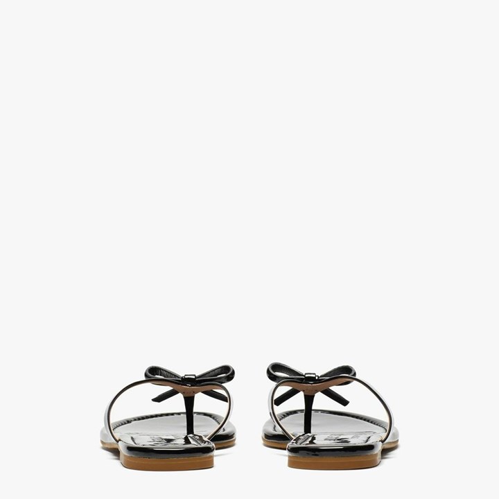 Black Kate Spade Petit Flip Flops | 269-CSXYGP