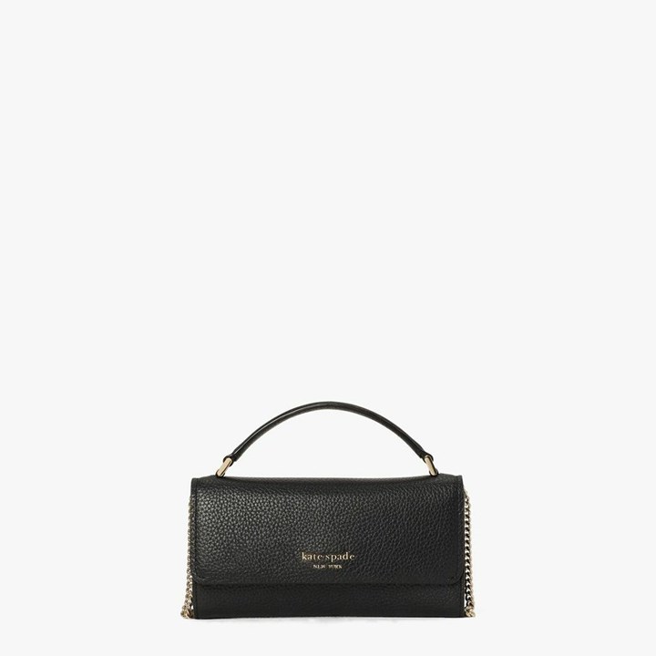 Black Kate Spade Roulette Crossbody Bags | 389-SVCKFP