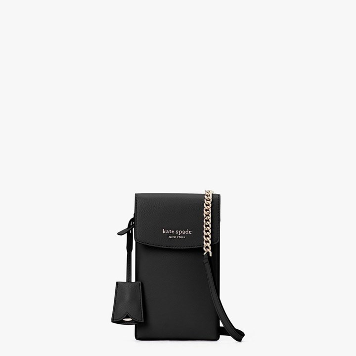 Black Kate Spade Spencer North South Phone Crossbody Bags | 289-NEBRID