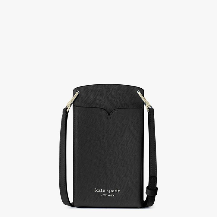 Black Kate Spade Spencer Slim Crossbody Bags | 589-MOZNLV