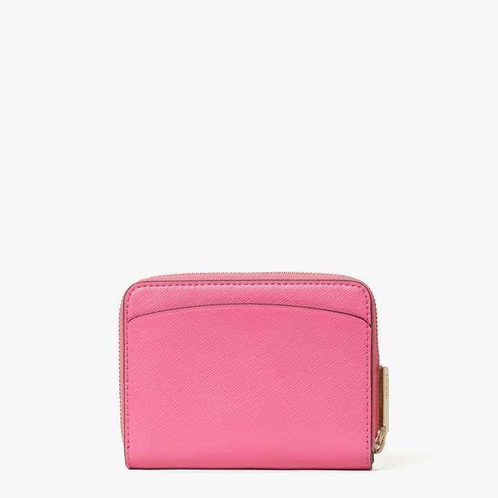 Black Kate Spade Spencer Small Compact Wallets | 085-XHBDVJ