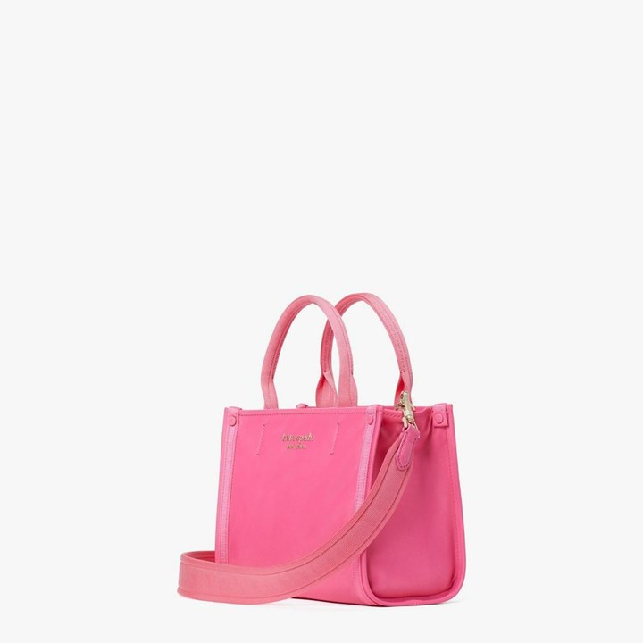 Black Kate Spade The Little Better Sam Nylon Mini Tote Bags | 428-ZOAMGI