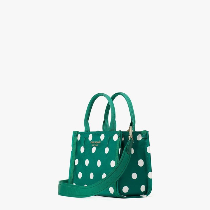 Black Kate Spade The Little Better Sam Sunshine Dot Mini Tote Bags | 261-XZUIWH