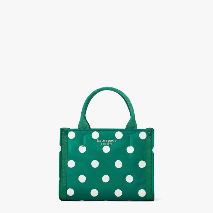 Black Kate Spade The Little Better Sam Sunshine Dot Mini Tote Bags | 261-XZUIWH