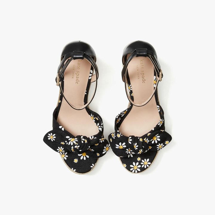 Black Kate Spade Tianna Sandals | 471-EUOAHL