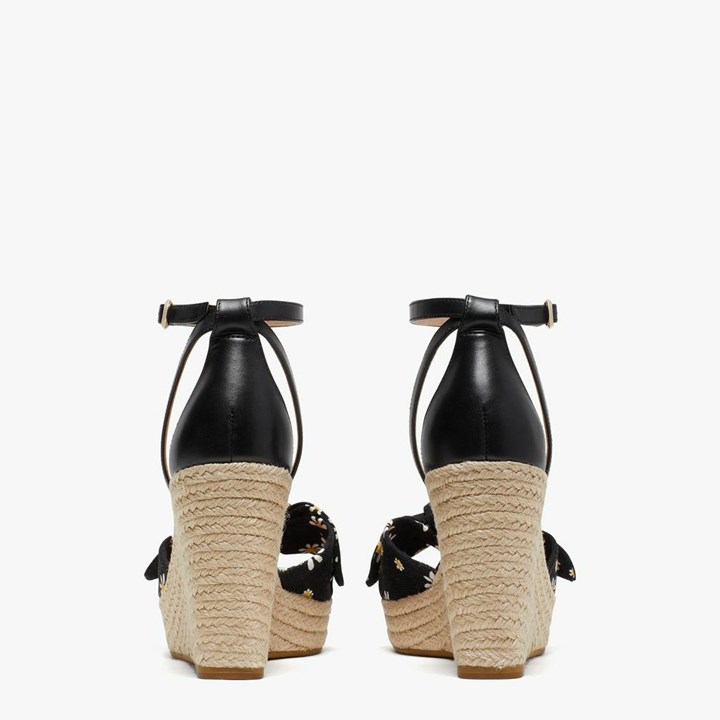 Black Kate Spade Tianna Sandals | 471-EUOAHL