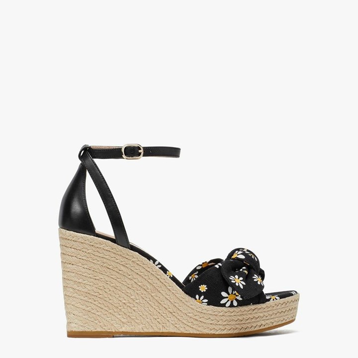 Black Kate Spade Tianna Sandals | 471-EUOAHL