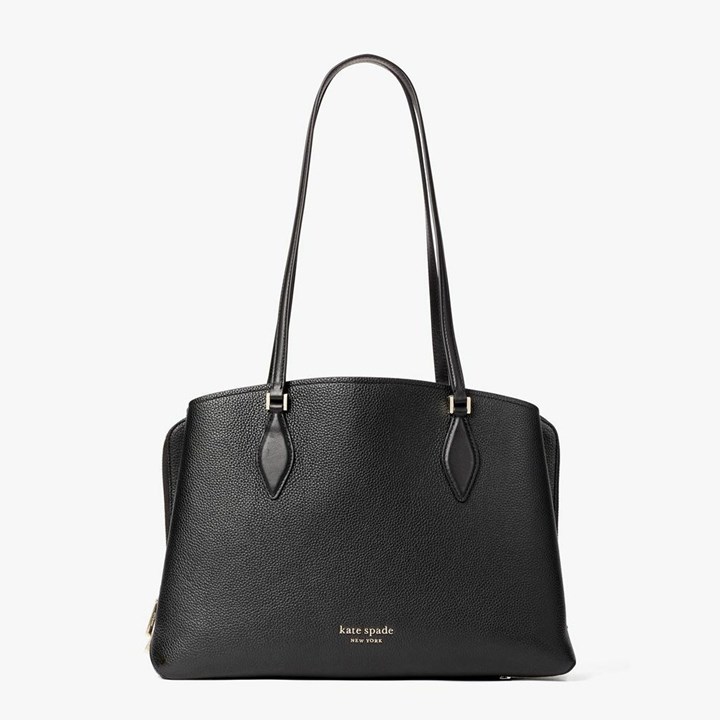 Black Kate Spade Zeezee Large Work Tote Bags | 124-YMENRO