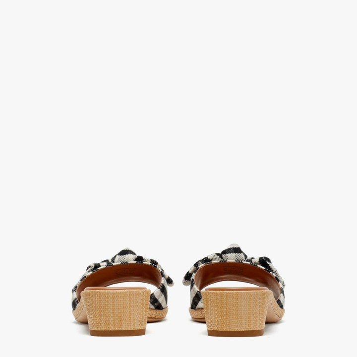 Black / Cream Kate Spade Lilah Slides | 582-PARLSG