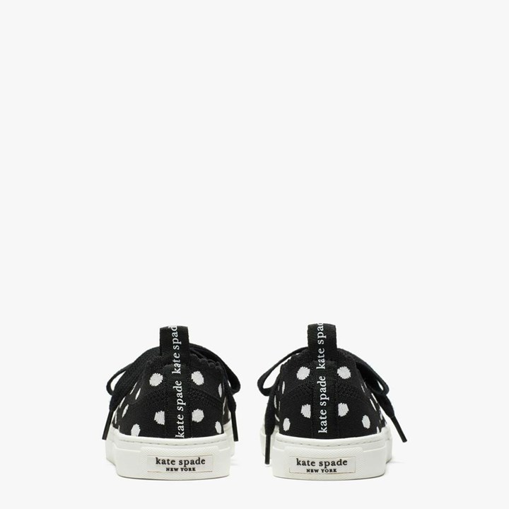 Black / White Kate Spade Abbie Sneakers | 975-APNVXS