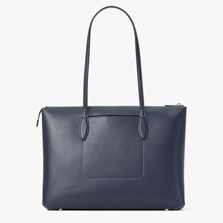 Blue Kate Spade All Day Large Zip-Top Tote Bags | 389-BYGLXM