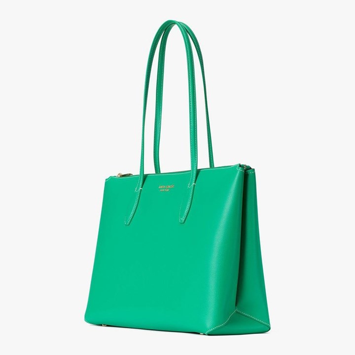 Blue Kate Spade All Day Large Zip-Top Tote Bags | 812-TDQJHR