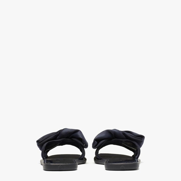 Blue Kate Spade Bikini Bow Slides | 785-HLYACM