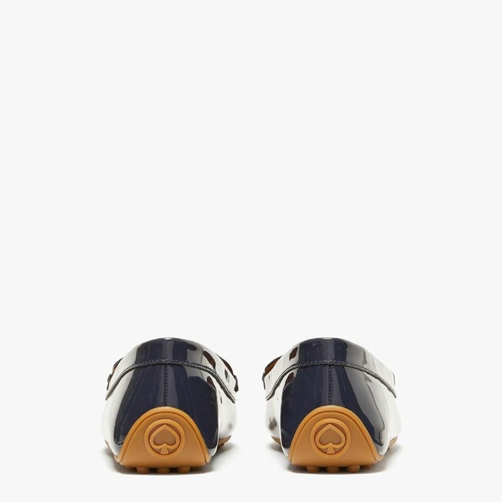 Blue Kate Spade Deck Patent Moccasins | 193-UZOWER