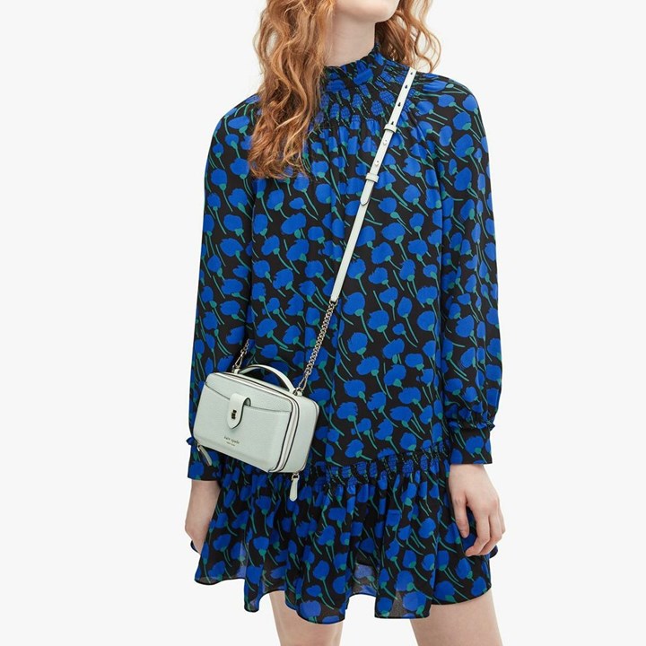 Blue Kate Spade Essential Double-Zip Crossbody Bags | 841-ASDJIN