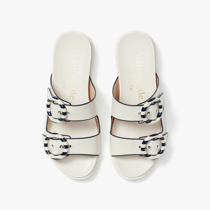 Blue Kate Spade Rhodes Slides | 571-SJLNOB