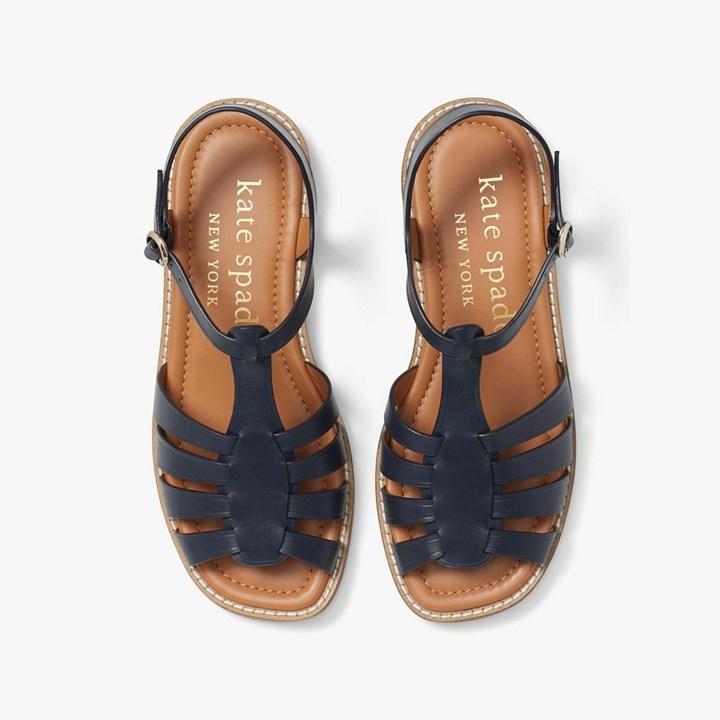 Blue Kate Spade Wonder Sandals | 896-BWRFKG