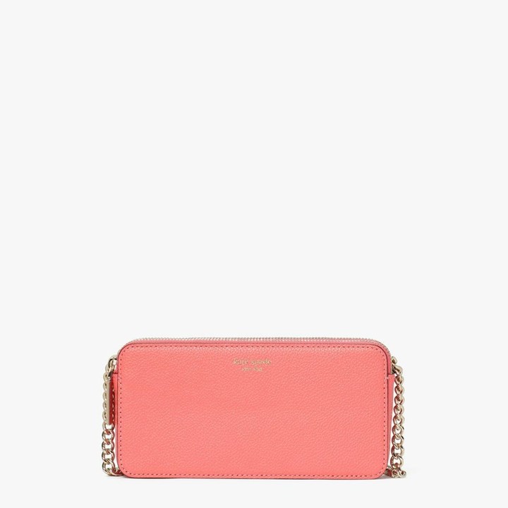 Coral Kate Spade Margaux Double-Zip Mini Crossbody Bags | 038-ABOGES