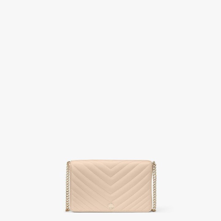 Gold Kate Spade Amelia Chain Wallets | 593-ZNDAPB 