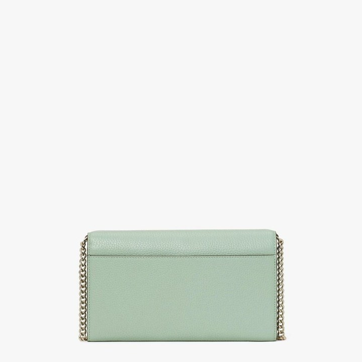 Green Kate Spade Roulette Chain Clutch Bags | 046-MAFXOQ