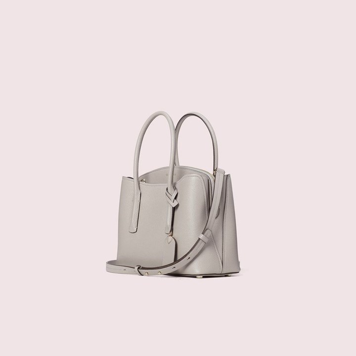 Grey Brown Kate Spade Margaux Medium Satchel Bags | 305-QKAZYT