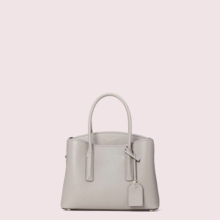 Grey Brown Kate Spade Margaux Medium Satchel Bags | 305-QKAZYT